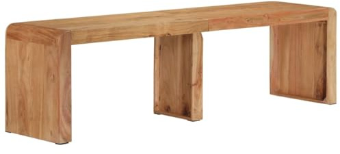 vidaXL Banco de Madera Maciza de Acacia 160x38x45 cm