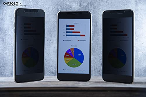 KAPSOLO 4-Wege Blickschutzfilter/Blickschutzfolie selbstklebend iPhone 14 Plus