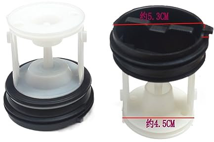 NieKe 1 pièces, Compatible for Les pièces de Machine à Laver à Tambour Haier XQG70-HB1486 Pompe de vidange Filtre Bouchon de Port d'eaux usées