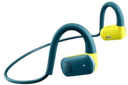 cellularline - SPIRIT - Auricolari Bluetooth® per lo Sport - Design Open-Ear: sempre Connessi, Massima Sicurezza - Tecnologia Air Conduction - Play Time: 7 Ore - Verde/Lime