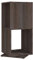 SDWEHO7 Bücherregal 2 Ebenen, Drehbares Regal mit Buchstützen, Standregal für kleine Räume, Aufbewahrungsregal, 2 Stufe Drehregal für Wohnzimmer, Grau und Sonoma-Eiche 34,5x34,5x75,5 cm Holzwerkstoff