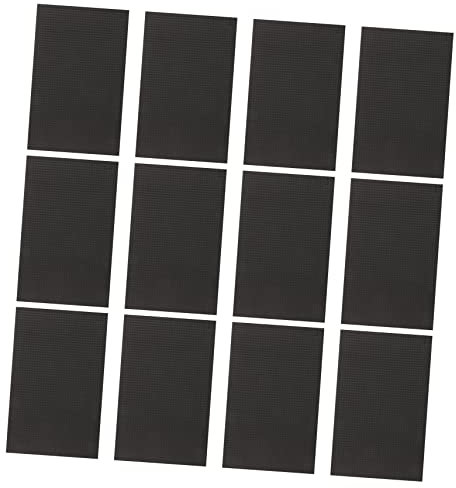 Veemoon 30 Sheets Furniture Mat Black Outdoor Furniture Patio Chair Pads Door Knob Bells Furniture Pads Self Adhesive Furniture Gliders Non Skid Surface Pads Dining Room Chair Cushions Eva