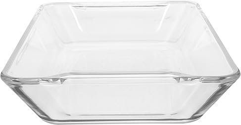 HOLIDYOYO Sartén De Vidrio Templado Para Pescado Plato De Servir Transparente Bandeja De Comida De Vidrio Para Parrillas De Pescado