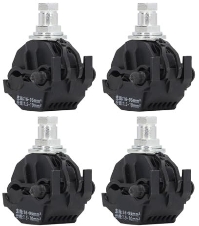 5 PCS Insulation Piercing Connector,1KV No Peeling Piercing Clamp,High Low Voltage Cable Without Break Insulation Piercing Clamp Splitter Insulated Pierce Tap Connector for Circuits (JJC-2)