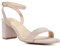 Dune London Ladies MELINI Wide Fit Block Heel Sandals Size UK 7 Block Heel Block Heeled Sandals Rose Gold
