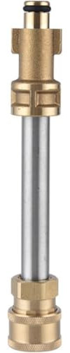Pressure Washer Adapter for Bosch/Black & Decker/Titan,1/4 Quick Connect to Foam Cannon & Spray Wand,Extension Lance Coupler with Brass Fittings (C- Nilfisk Gerni)