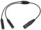 Fdit Aviation Headset Adapter Professional GA Dual Plug an 5 Pin XLR -Kopfhöreradapter für die Meisten Luftfahrt -Headsets, Stecker und Spiel