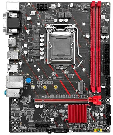 QWEOWW Scheda Madre del Computer Fit for JGINYUE DDR4 8-9TH M-ATX Scheda Madre Intel LGA 1151 Supporto DDR4 di 6/7/8/9 Generazione 2133/2400/2666 MHz 32 GB M.2 SATA
