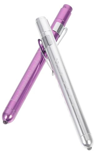 BELLIFFY Linterna Bolígrafo Médica LED Compacta y Duradera Luz para Examen Oftalmológico Portátil para Médicos y Enfermeras Diseño Integrado Polvo sin Batería Colores y