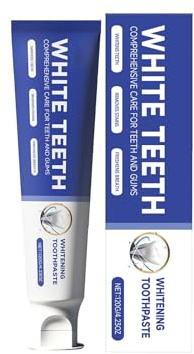 Niacinamid Whitening Zahnpasta,Natürliche aufhellende Zahnpasta mit Niacinamid,Intensive Natürliche Fleckenentfernung und Sanfte für Weißere Zähne und frischen Atem, 1 Stück