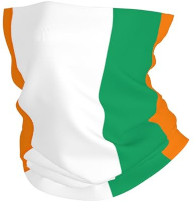Halswärmer, Gamasche, Motiv: Flagge der Elfenbeinküste, winddicht, Gesichtsmaske, Schal für kaltes Wetter