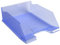 Exacompta 11510D 4er Pack Premium Briefablage Combo Maxi DIN A4. Ideale Briefkörbe für Ihre Organisation. Robuste und stapelbare Ablagekörbe eisblau transluzent