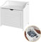 SoBuy FSR40-W,Cesto para la Colada,Canasto para la Ropa Sucia con un Saco,Blanco,ES
