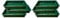 Britten & James Professional Standard Seed Tray Green with Holes [Pack of 6] 37.5 x 23cm/15 x 9. Heavy duty trays made from extra thick plastic with efficient drainage holes