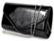 Emila Pochette vernice nera lucida donna elegante da ragazza signora cerimonia matrimonio borsa a mano piccola clutch borsetta sera giorno Nero primavera estate 2025