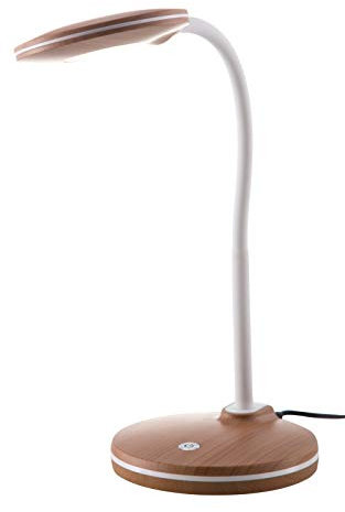 LED Tischleuchte Nino Carmen 52290146 Beistelllampe Touchdimmer Holz