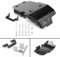 Artudatech Engine Guard Motorschutz Schutzblech Set ADV Motorschutzplatte CNC-Aluminium Abdeckrahmen Kompatibel für BMW F650 F700 F800GS ADV Unterbodenschutz Motorrad Skid Plate