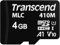 Transcend TS4GUSD410M 4GB Class 10 UHS-I microSD Card