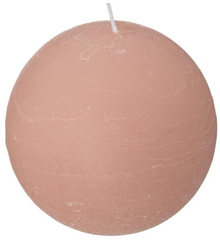 Atmosphera - Rustikale Kerze - rosa - 445 g - Hell-Pink