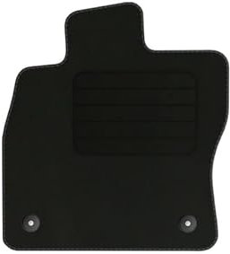 Veloursfussmatte Automatte Velourmatte für VW Golf Sportsvan Bj. 2014-2020 Mit Absatzschoner Passform Neu Basic LP runde Befestigungen