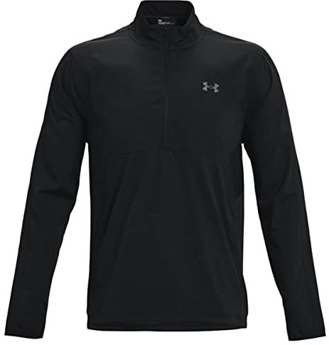 Under Armour Hommes Coupe-Vent 1/2 Zip Golf Pull - Noir - M