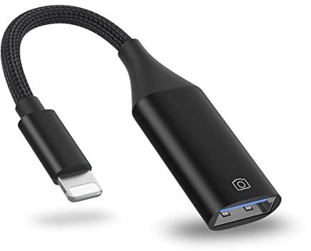 IVSHOWCO Adattatore USB per fotocamera per Phone, adattatore per cavo USB OTG target per Pad Supporta unità flash USB, lettore di schede, mouse, tastiera, MIDI...