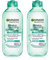 Garnier SkinActive Micellar Water with Hyaluronic Acid, Facial Cleanser & Makeup Remover, 13.5 Fl Oz (400mL), 2 Count (Packaging May Vary)