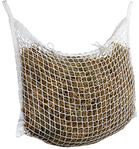 VOSS.farming Heunetz für ca. 16kg Heu, Heunetztasche 160 x 100cm, Maschenweite 3 x 3cm, Futternetz, Futtersack, Heusack, Heutasche, rechteckig