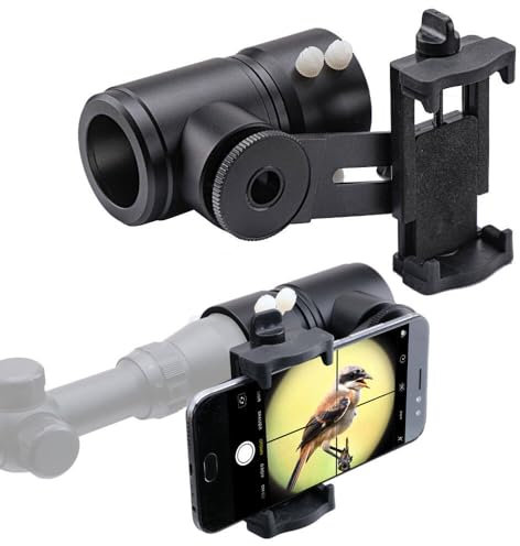 Starboosa Rifle Scope Mount Camera Adapter - Smartphone Camera Adapter for Wildlife Observation & Birdwatching - Dual Angles for Viewing - Outdoor Adventures