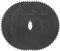 QUARKZMAN 2uds Circular Sierra Cuchillas 63mm x 16mm x 0,6mm 72 Dientes Nitruro Recubierto Alta Velocidad Acero (HSS) Fresadoras Fresas para Aluminio Aleaciones Metal Plástico Madera