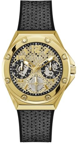 Guess Women's 40mm Watch - Multi-Color Strap Multi Dial Iridescent Case