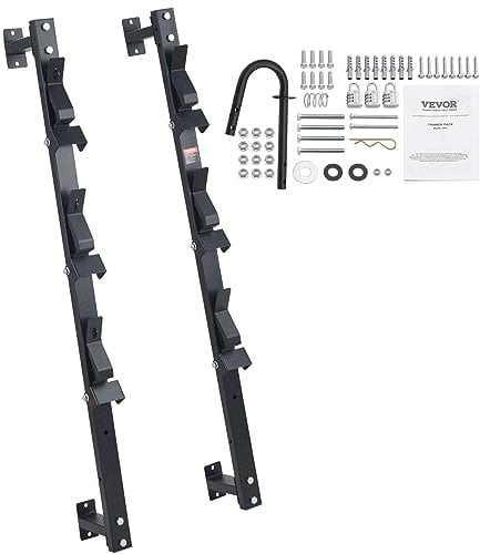 VEVOR Rasentrimmer-Halterung Unkrautfresser Gestell Vertikal Max. Ladekapazität 10 kg (1 Steckplatz) Rasentrimmer mit 3 Steckplätzen Trimmerständer für Ihre Garten-, Landschaftsbaubedürfnisse
