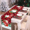 Weihnachten Tischläufer, Rot Weihnachts Tischläufer, Weihnachtsmann Auto Weihnachtsbaum Weihnachten Tischdekoration, Abwaschbar Weihnachten Tischband Tischdeko für Weihnachten Party Dekoration