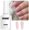 Vishine 16ml Vernis Semi-Permanent Nude Jelly Rose - Gel Polish Pale Pink Translucide pour French Manucure à Domicile E027