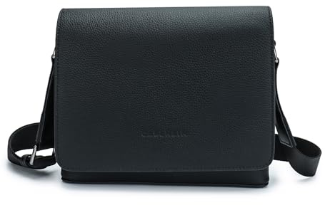 Carlheim Crossbody bag, Cross-Wear Kai, Genuine Leather, Black