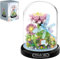 Flower Bouquet Building Set, 568 PCS Dragonfly Flower Bouquet Building Set with Dust Cover, Flower Plants Insect Botanical Set, Micro Bricks Flower Building Kit, Creative Gifts for Boys and Girls