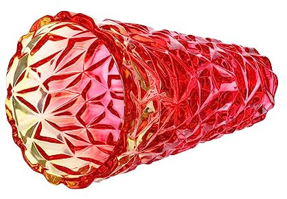 Levemolo Elegante Große Vase Bunte Glas Vase Gradienten Design Desktop Anordnung Container Floral Container