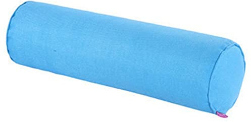 Nackenrolle mit Federn, Baumwoll-Kissenbezug für Zuhause, Bett, Sofa, langlebig und waschbar, einfarbig, 820 x 78 cm