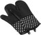 SHOWERORO 2pcs Oven Mitts Heat Resistant Silicone Mitts for Kitchen Zeal Oven Gloves