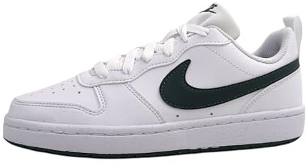 Nike Court Borough Lorecraft (Gs) Traillaufschuh, White/Vintage Green, 36.5 EU