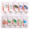Yonphy Blinker/Spinner/Wobbler Set, 10 Stück Blinker Spinner Angelköder mit Box, Angelset für Hecht, Zander, Barsch und Forelle (10 Stück)