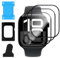 Lutree Pellicola Protettiva per Apple Watch Series 10 46mm, 3 Pezzi HD Anti Graffio Facile da Installare Flessibile Film, 3D Piena Copertura Anti-Impronte Protezione Schermo