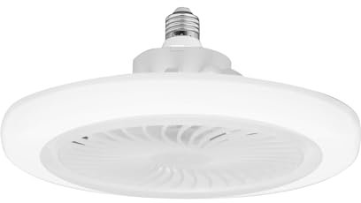 Ventilateur de Plafond avec Lumière 30W 40CM - 3 Vitesses Silencieux, 3 Couleurs Réglables pour Chambre, Salon (Sans Télécommande)