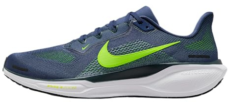 Nike Mens Pegasus 41, Sanded Purple/Volt/Seaweed/Cannon, 6.5