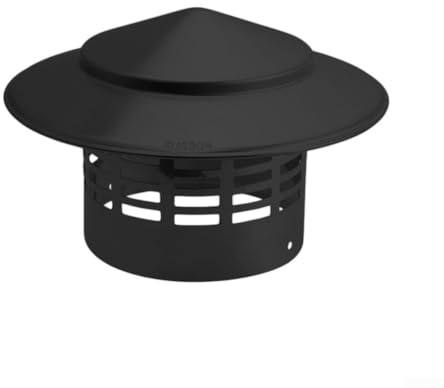 Tapa de lluvia de techo de acero inoxidable 304, tapa de chimenea a prueba de lluvia, cubierta de ventilación de escape, con malla para bloquear los desechos de viento y lluvia, protector de