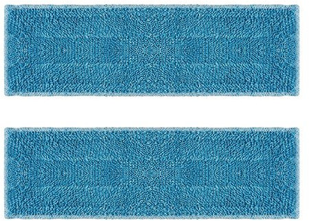 Polti Kit 2X Panni Microfibra Lavabili riutilizzabili per Scopa MOPPY