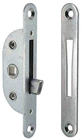 FERCO by THIRARD - Loquet encastrable avec pêne et gâche pour fenêtre, axe 17mm, carré 7mm, A-G0109-00-0-1