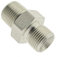 Hochdruck - Doppelnippel G 1/4 - NPT 1/4, Werkstoff: Stahl verzinkt