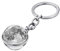 XueXian Damen & Herren Schlüsselanhänger Glaskugel Planet Universum Anhänger Keychain(Mond 2)