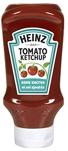 HEINZ - Ketchup Sans Sucres Et Sel Ajoutés 610G - Lot De 3 - Vendu Par Lot